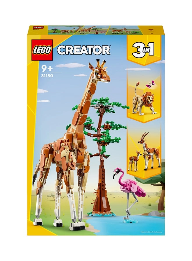 Wild Safari Animals (31150) - 3in1 Giraffe Gazelle Lion