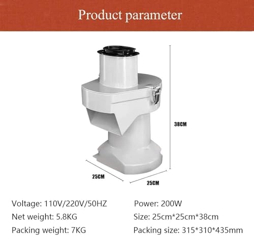 3-in-1 Vegetable Grater Dicer Slicer - Electric