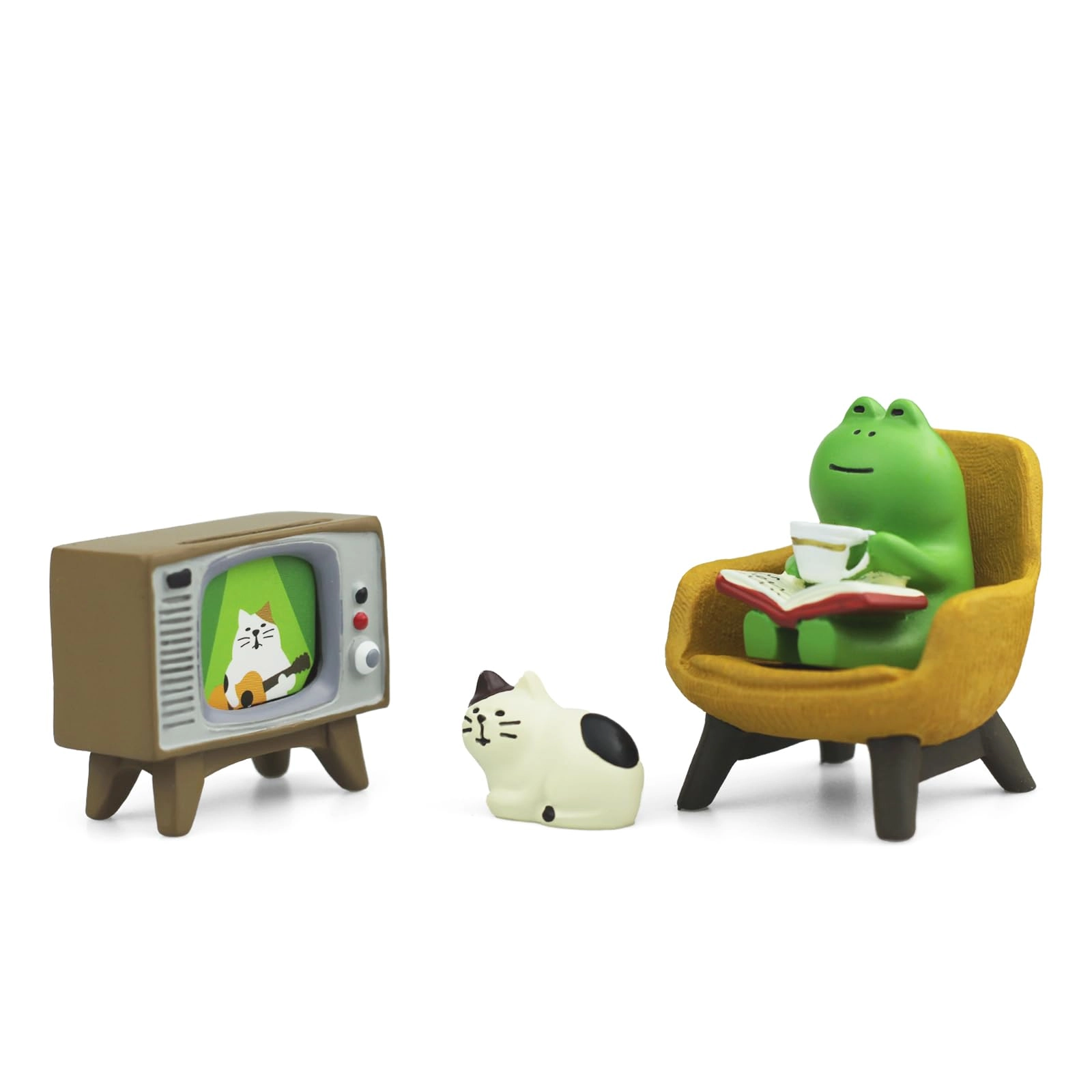 Mevodeata Frog - Resin + Sofa + Cat + Resin TV