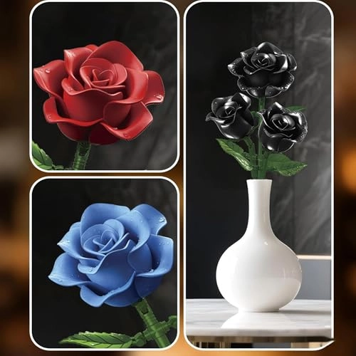 Roses Flowers Botanicals Bouquet Building Set - G 1 pcs