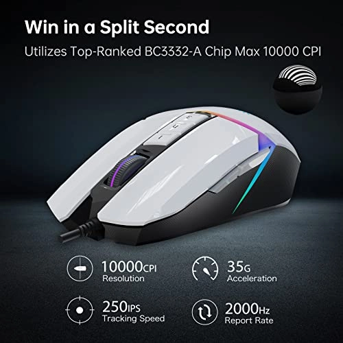 W60Max Gaming Mouse - USB