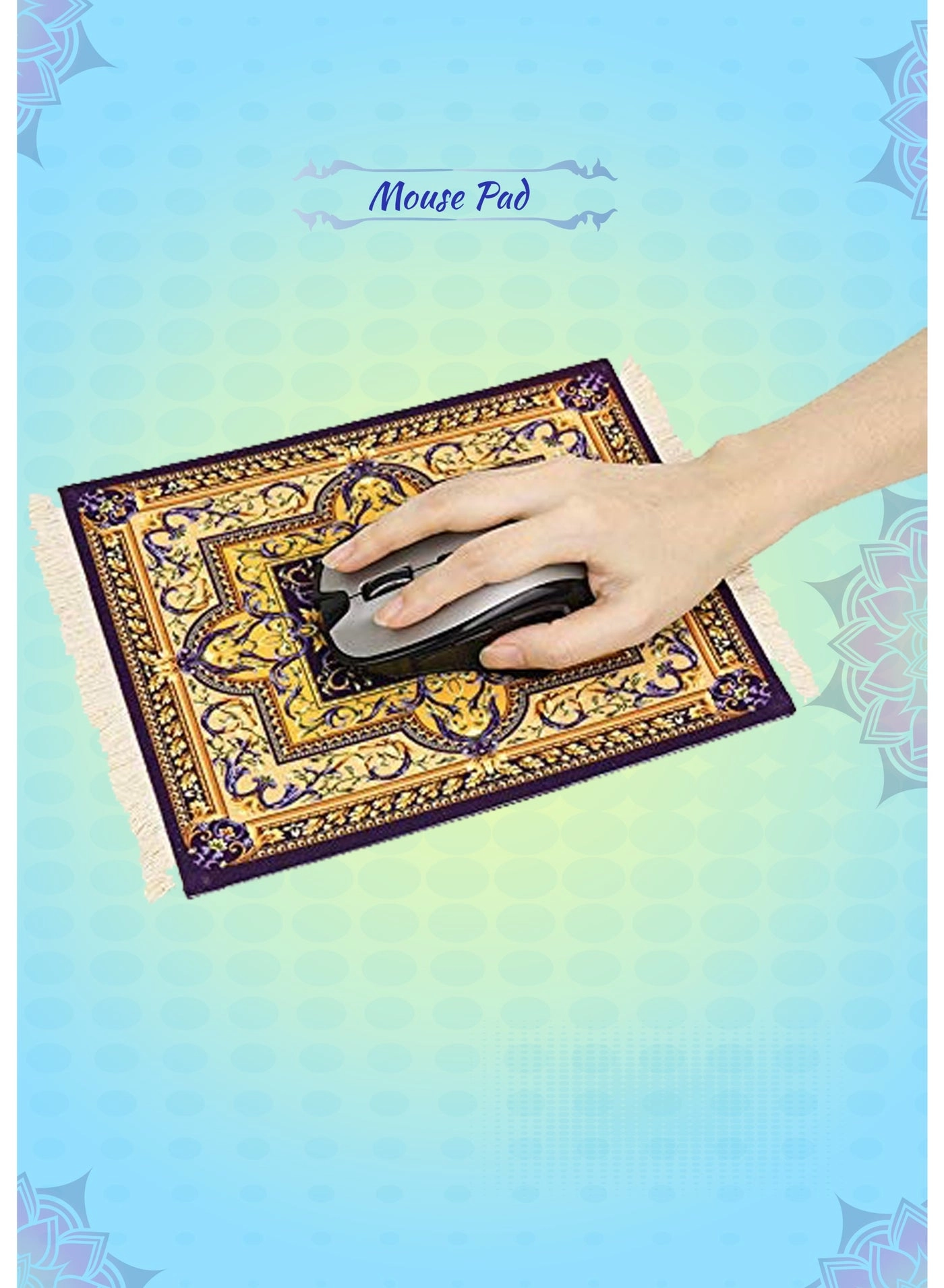 Classic Persian Carpet Fabric Gaming Mouse Pad