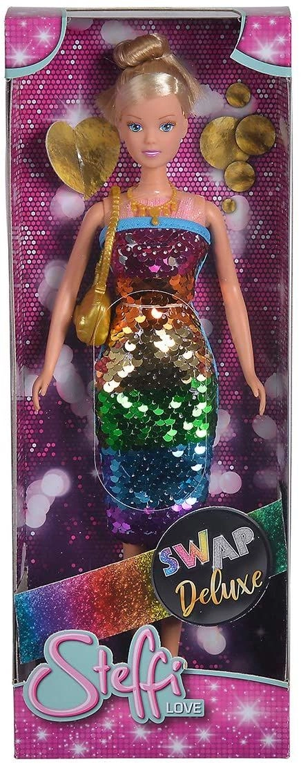 Steffi Love Fashion Doll - 29 cm Rainbow Sequin Dress Ages 3+