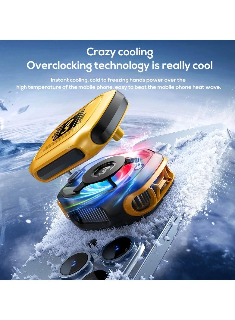 Mobile Phone Cooler - Game Fan PUBG Designed for iPhone 12/13 Semiconductor Heatsink