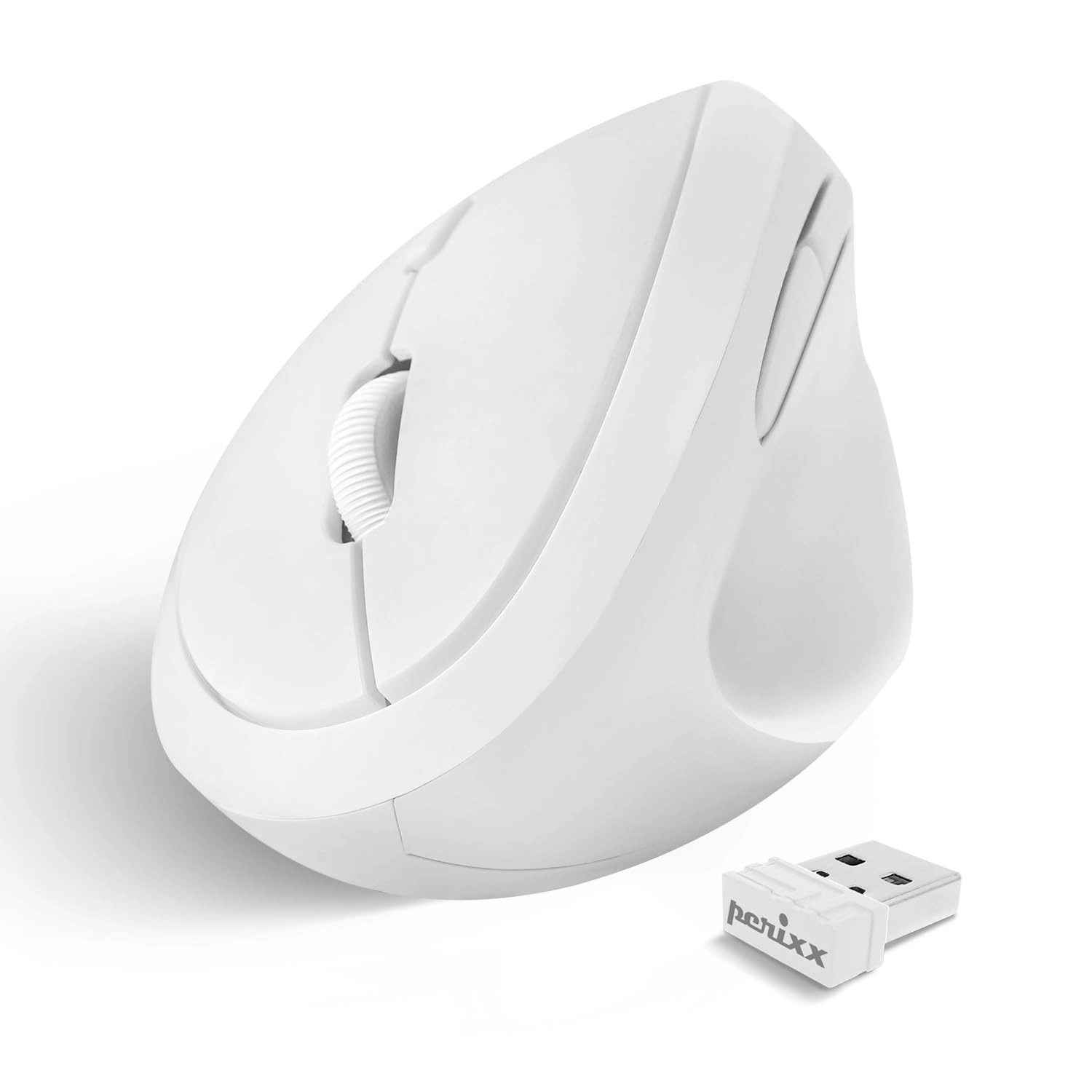 Perixx PERIMICE-719W Mini Vertical Mouse - USB