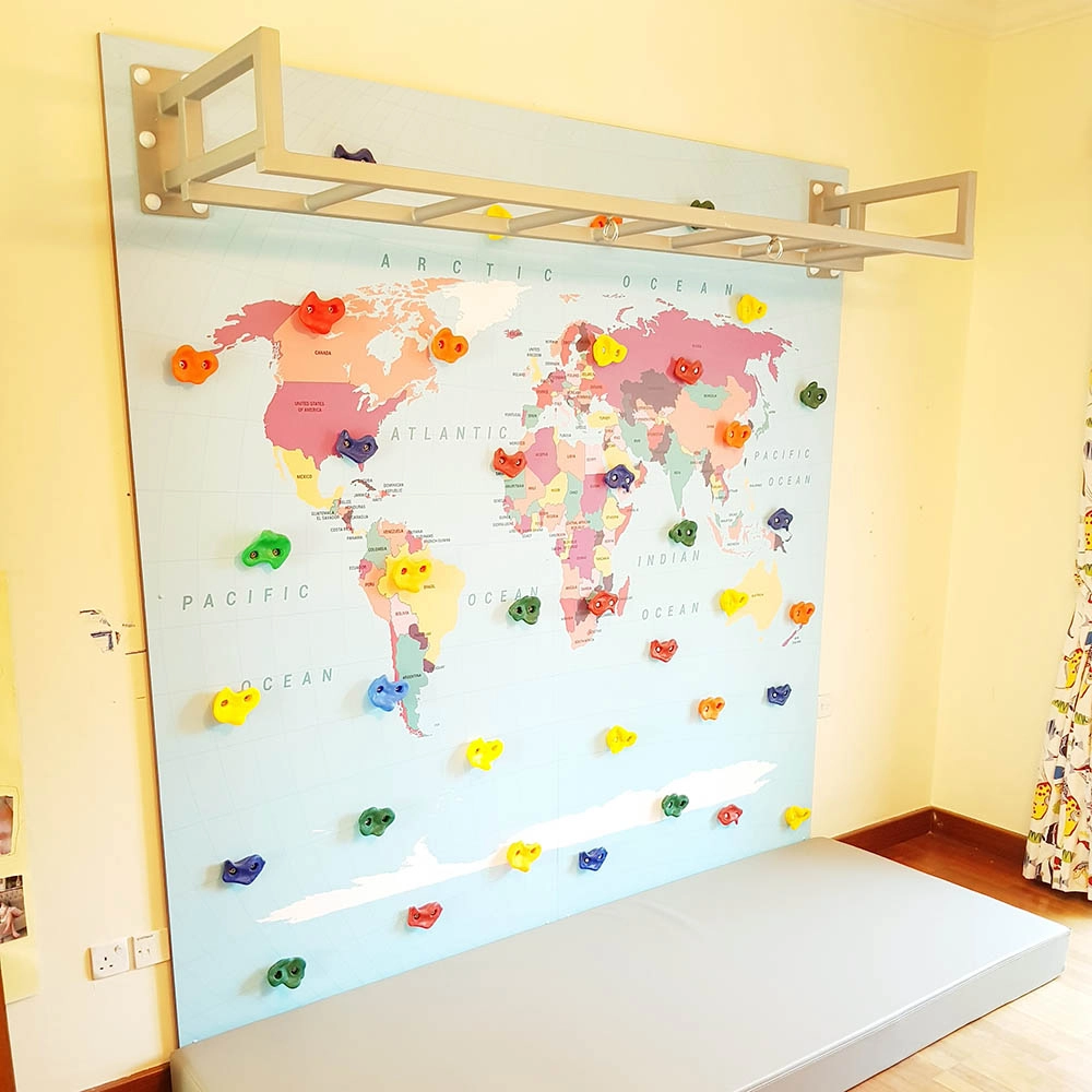 Climbing Wall - Mountain Graphic Monkey Bars 2 Panel