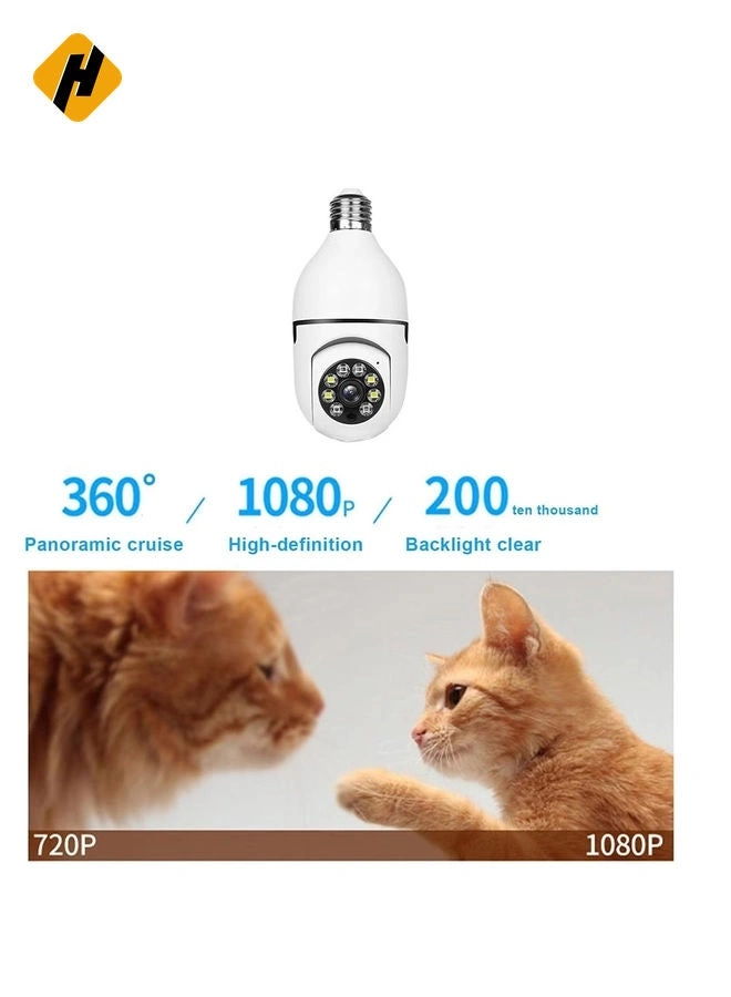 Light Bulb Security Camera 1080P