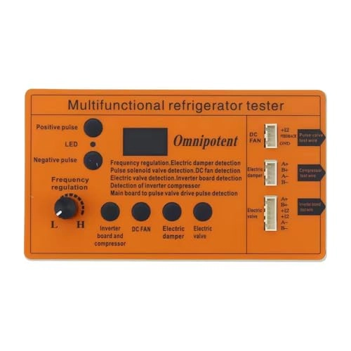 Multi-function Refrigerator Tester - 110-240V English panel 5.9x3.5x2.4in
