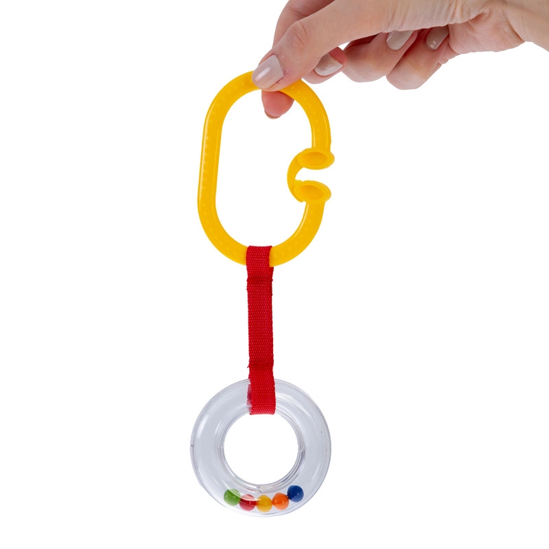 Rattle Stroller Ring - 0 months plastic