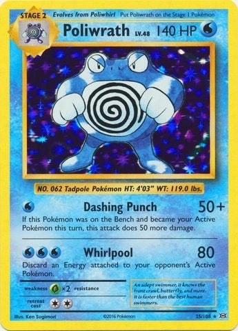 Pokémon Poliwrath 25/108 - XY Evolutions