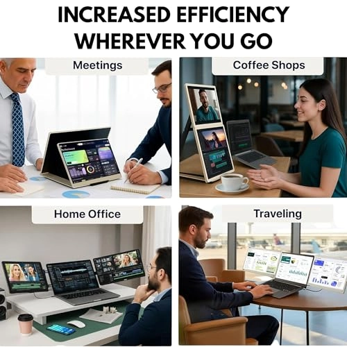 Dual Laptop Screen Extender - 00850027148533 15.6 Inches 1920 x 1080 Pixels