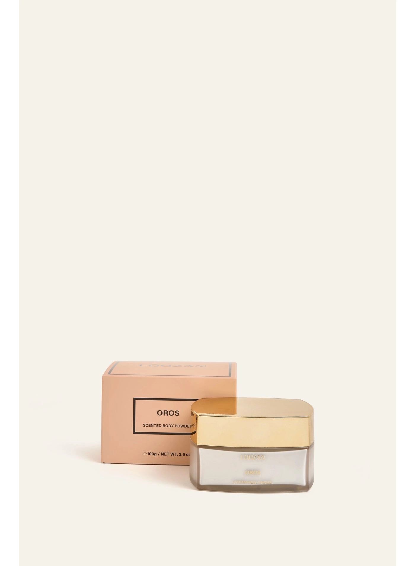 LOUZAN Oros Perfumed Body Powder - Italian Lemon Strawberry Vanilla 100gm