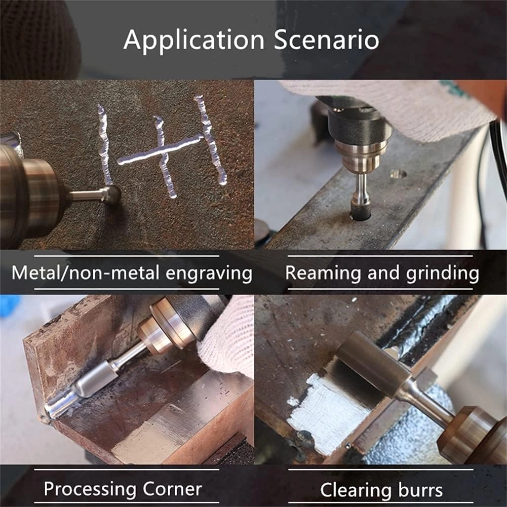 Tungsten Carbide Burr Bits - Tungsten Steel YG8 10pcs 6mm