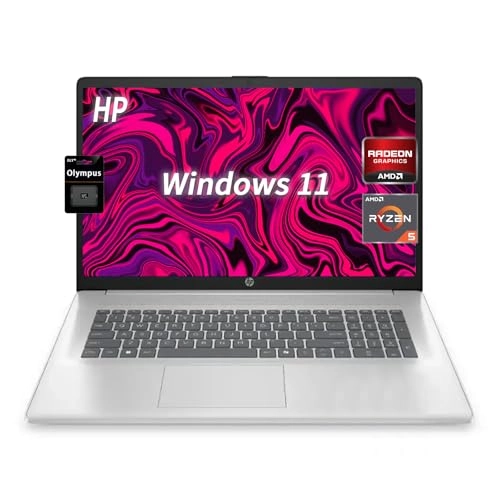 17.3" FHD Computer Laptop - 512GB 8GB Ryzen 5
