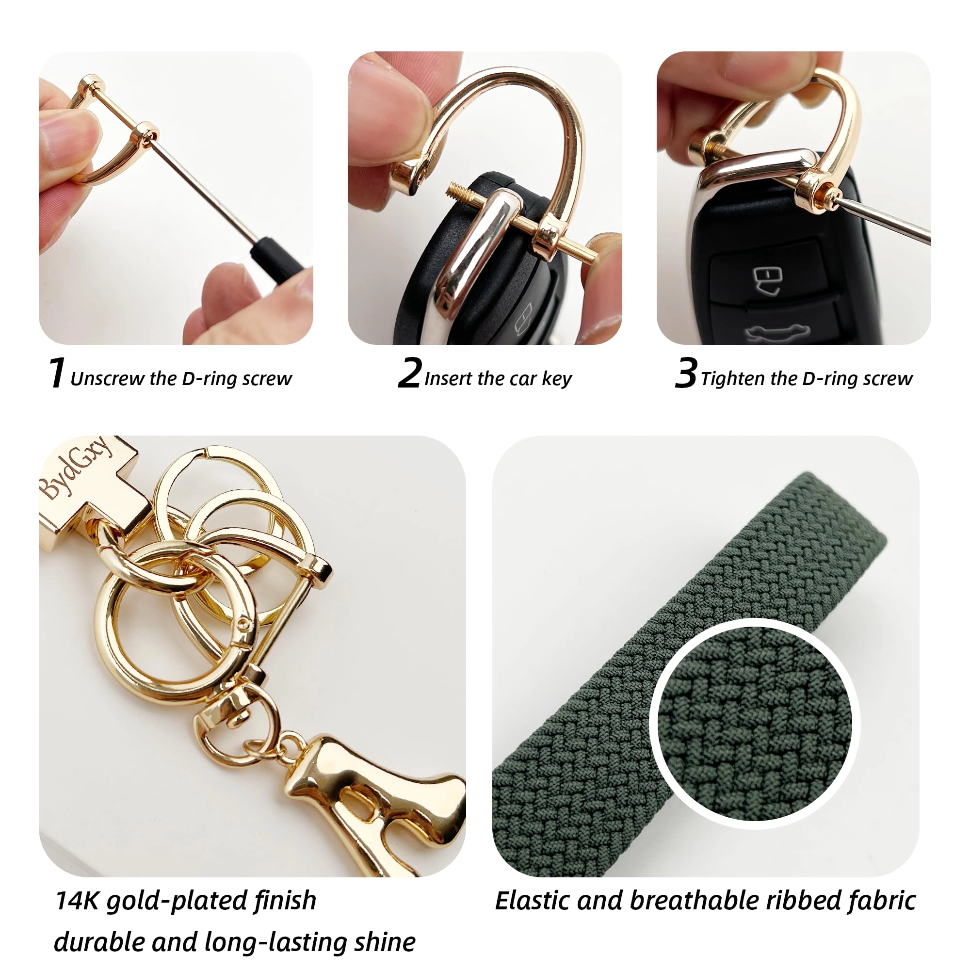 Initial Keychain - Letter