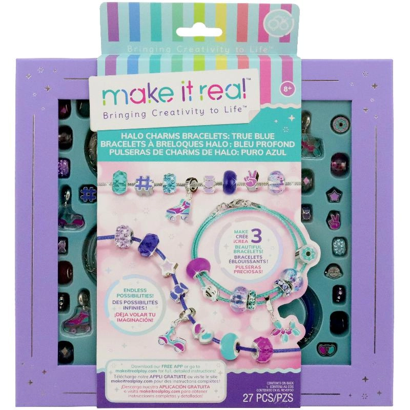 Non Branded Halo Charms Bracelets - True Blue