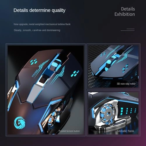 Silent Wireless Mouse - Radio Frequency