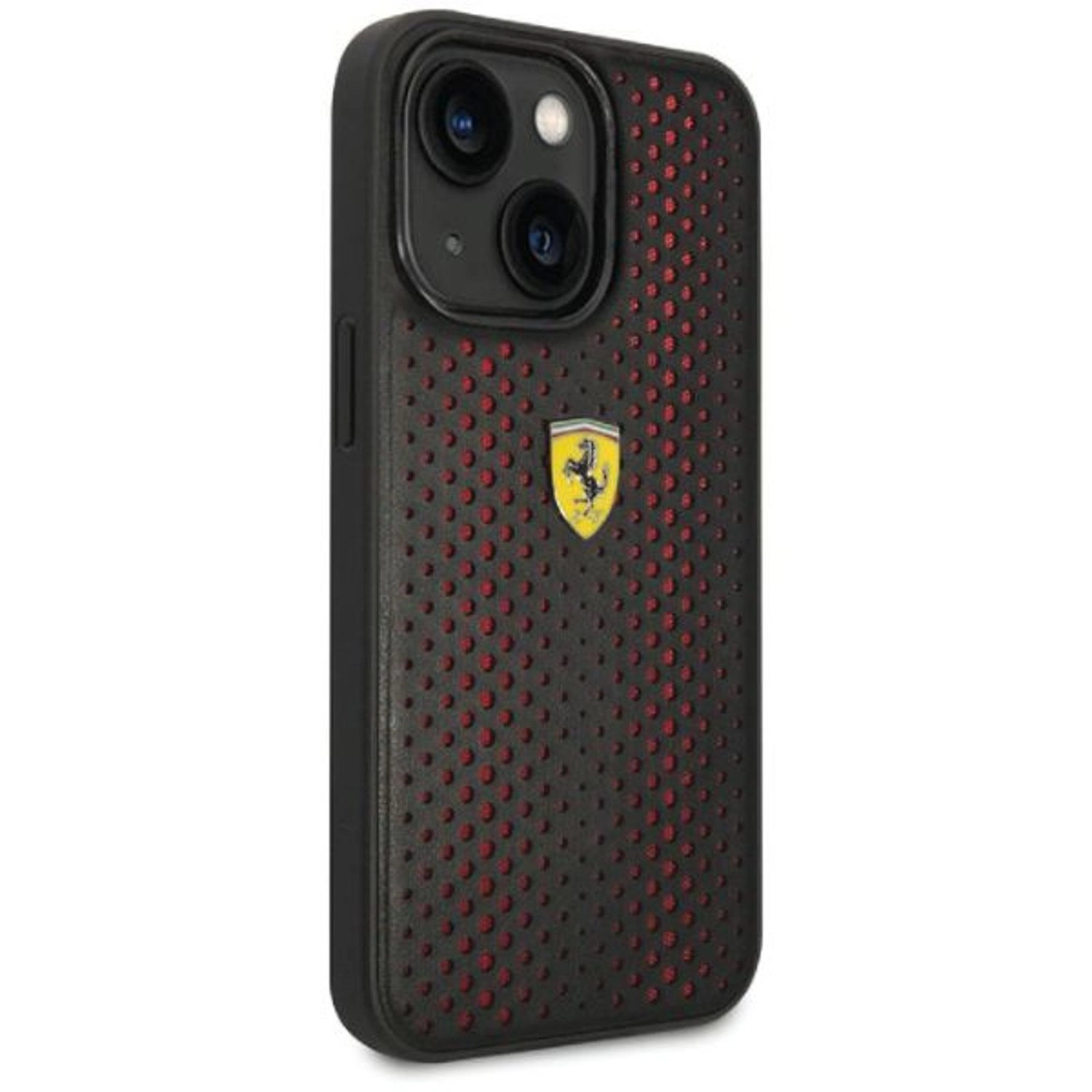 Leather Perforated Case for iPhone 14 Plus