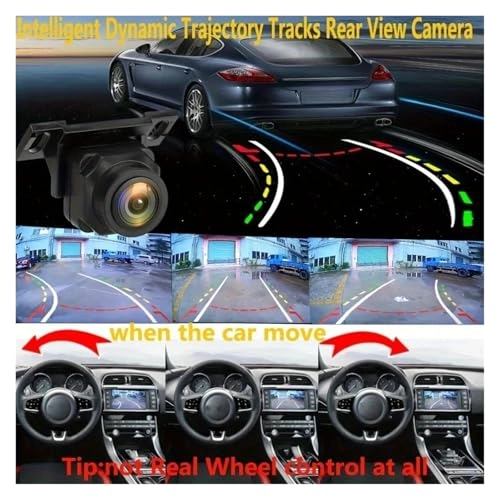 Intelligent Dynamic Trajectory Car Rear View Camera - Night Vision Wire 4K AHD 1080P