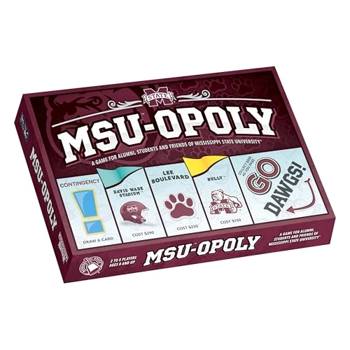 Late for the Sky Mississippi State University Opoly: College Campus Theme