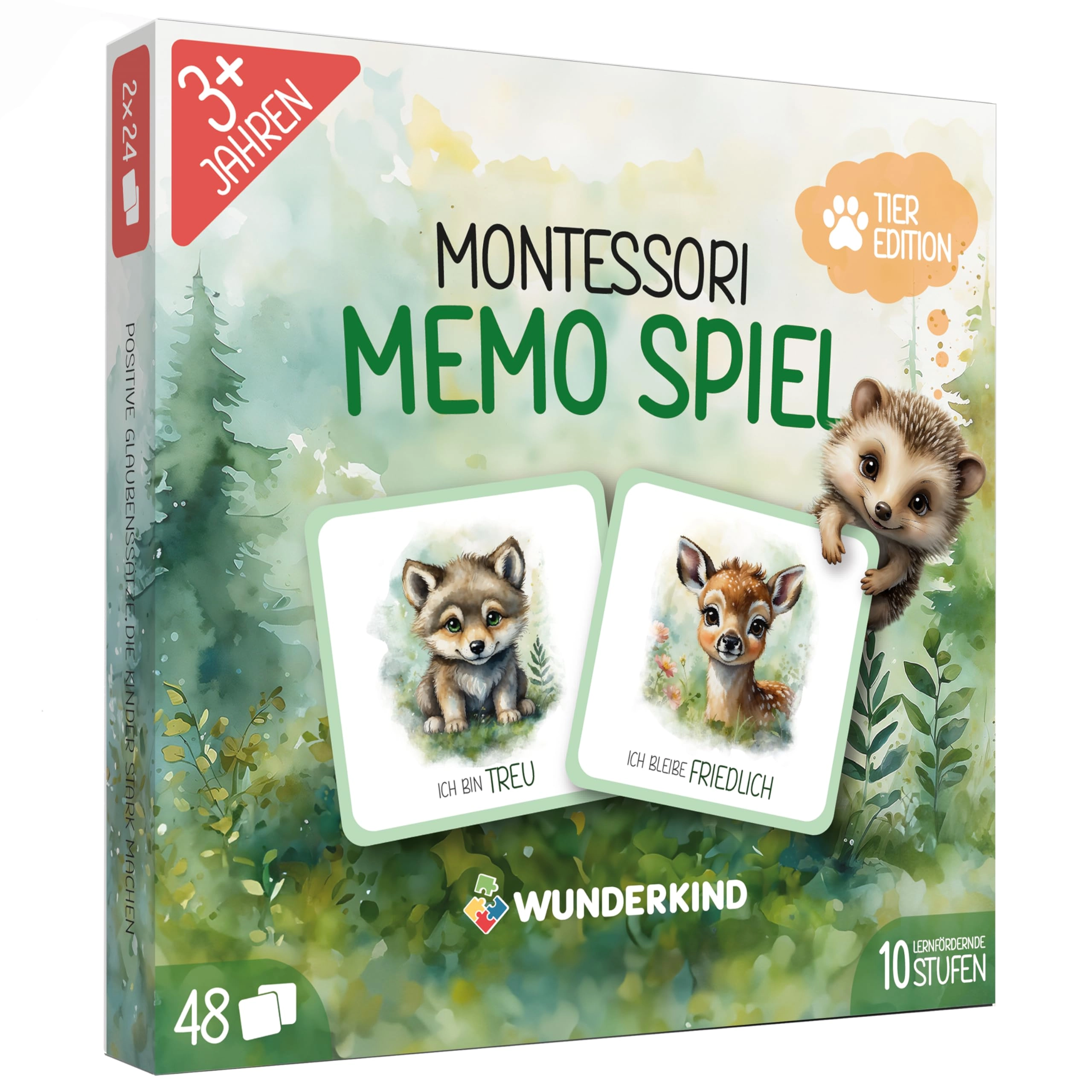 Wunderkind Montessori Memory - 24 months and up 48 Cards