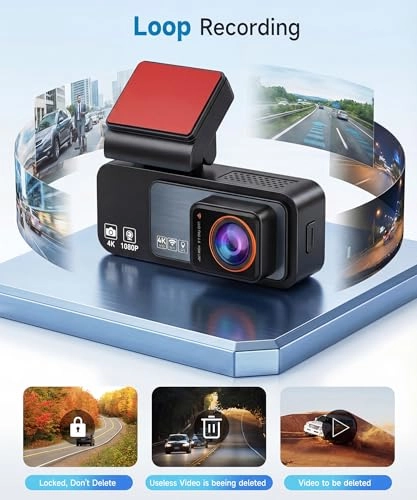 Wi-Fi Car Dashcam - 4K