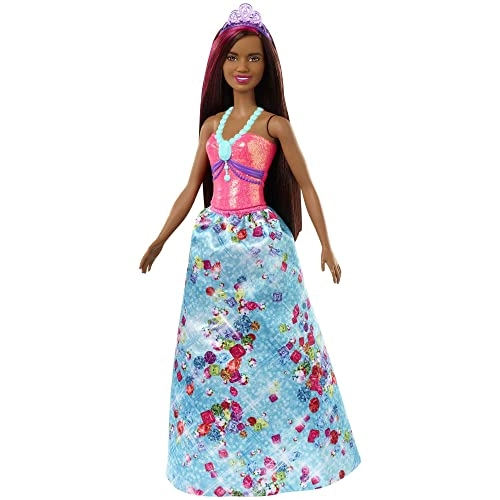 Barbie Dreamtopia - 12-inch Brunette with Pink Hairstreak Ages 3+