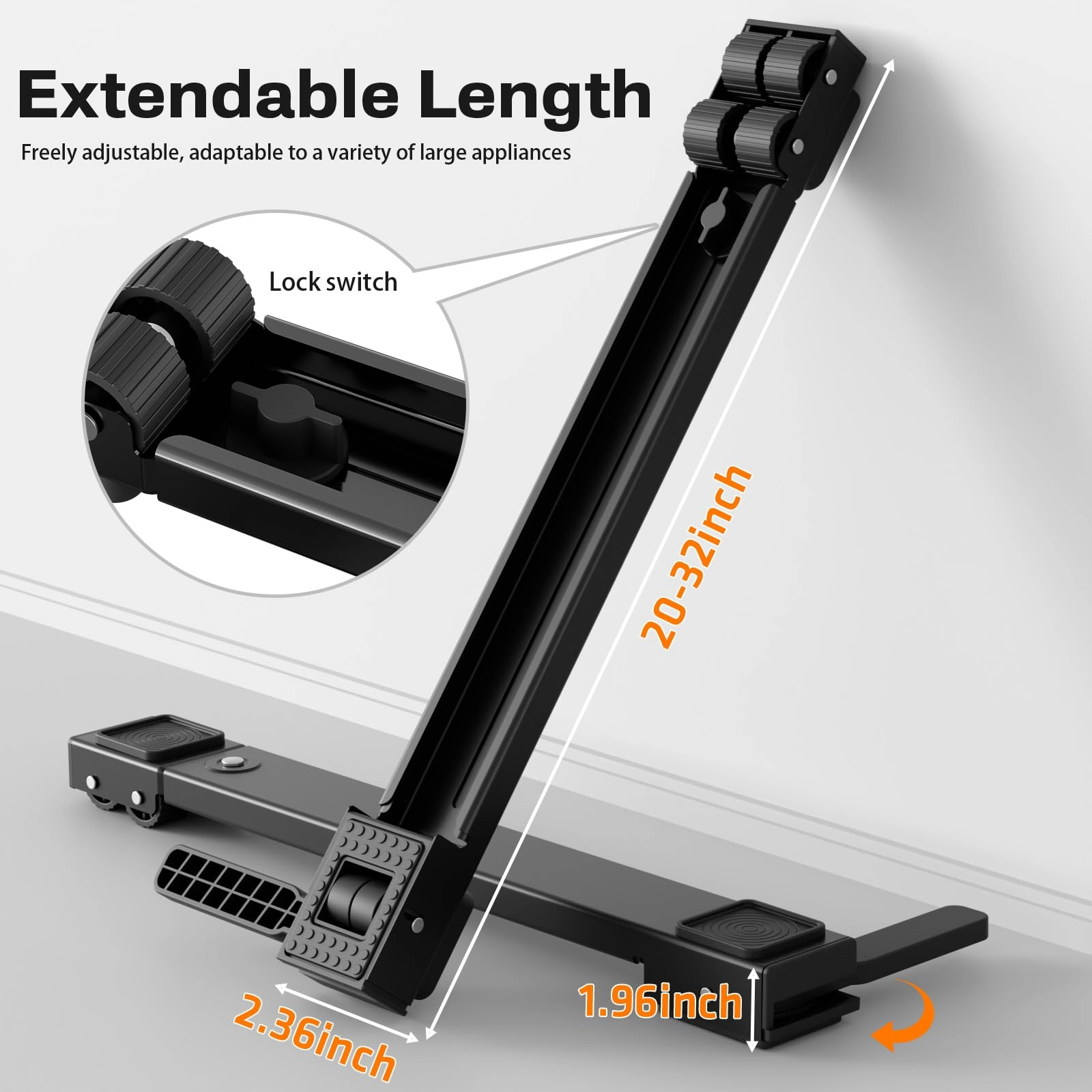 Appliance Rollers - 20''-32'' Adjustable 700 lbs