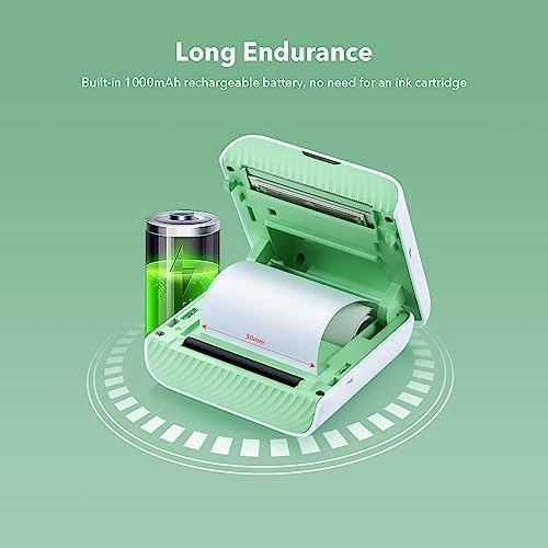 Mini Photo Printer L8 - 203DPI Thermal