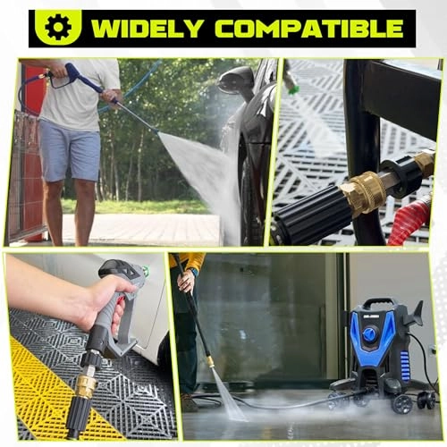 Ultimate Pressure Washer Adapter Set - Quick Disconnect Kit M22 Swivel 8-Pack