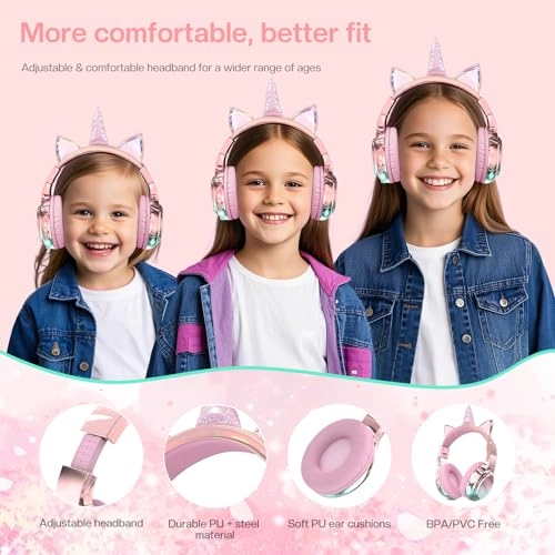 Unicorn Horn Wireless Headphone