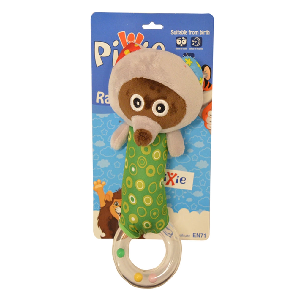Baby Racoon Rattle Toy - Suitable for 0 month & above Fabric material