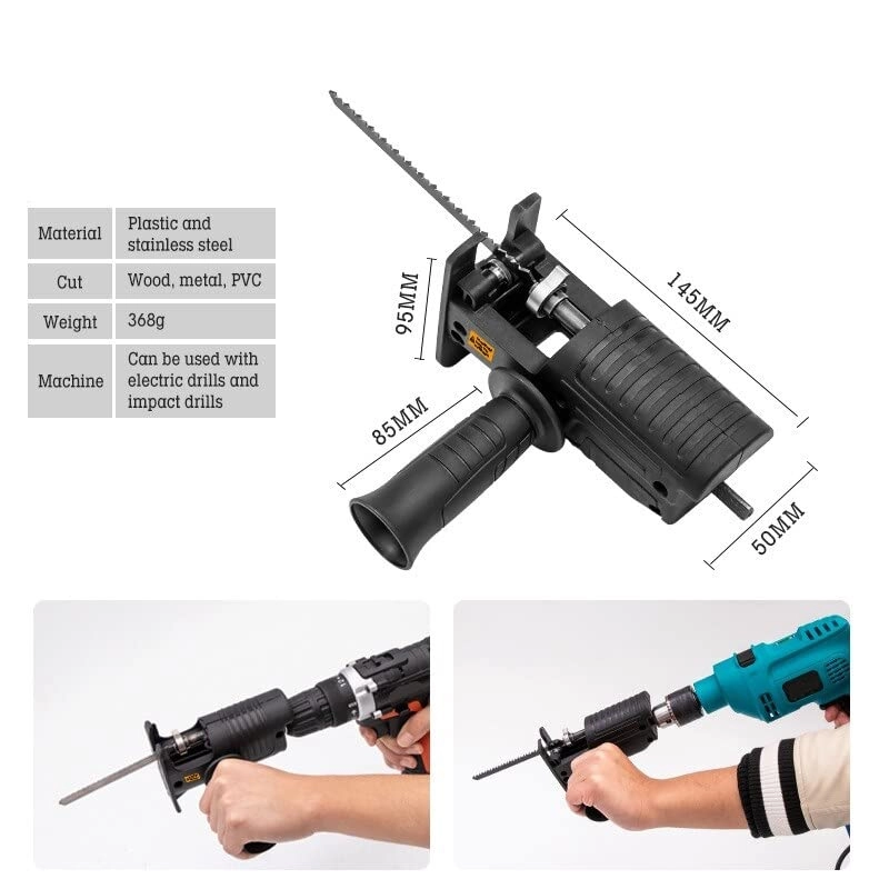 Reciprocating Saw Conversion Head - Jig saw Plastic