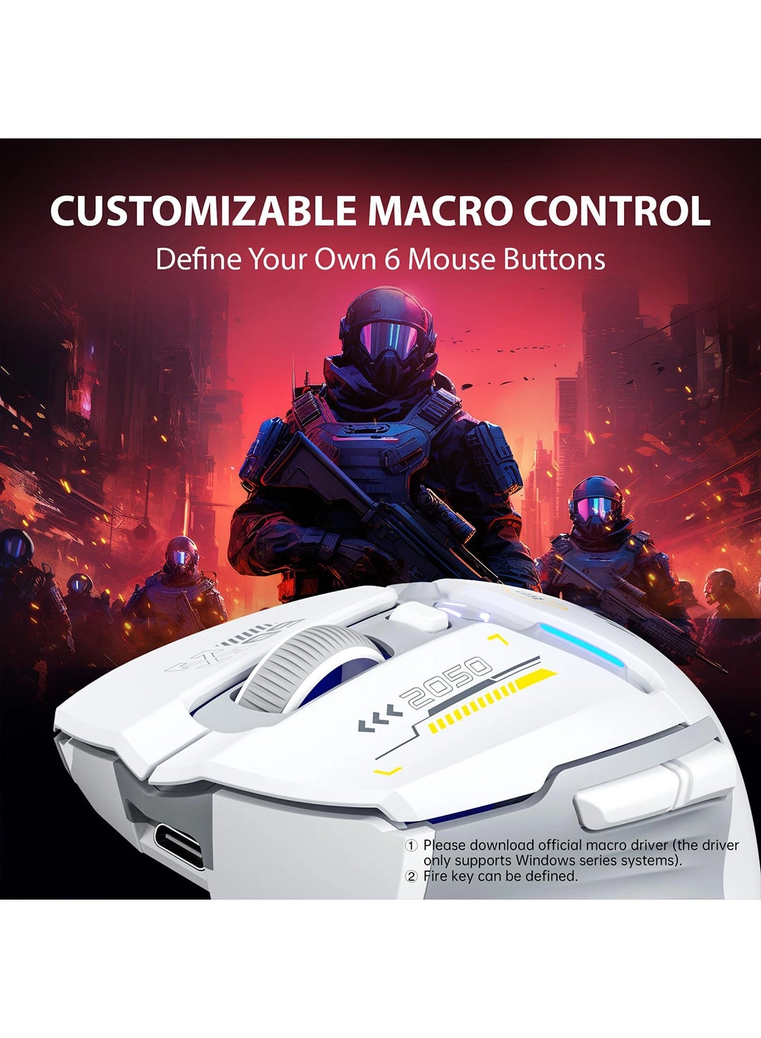 IN9 Tri-mode Wireless Mouse - Wireless