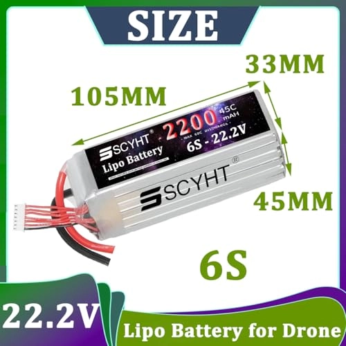 6S Drone battery - 2200mAh 2600mAh 2700mAh 3000mAh