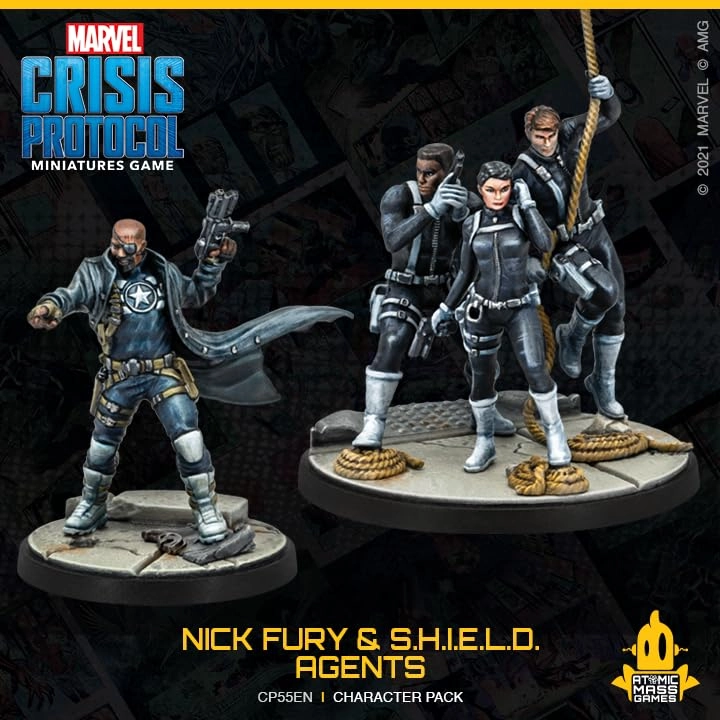 Marvel: Crisis Protocol: Nick Fury and S.H.I.E.L.D. Agents - Character Pack