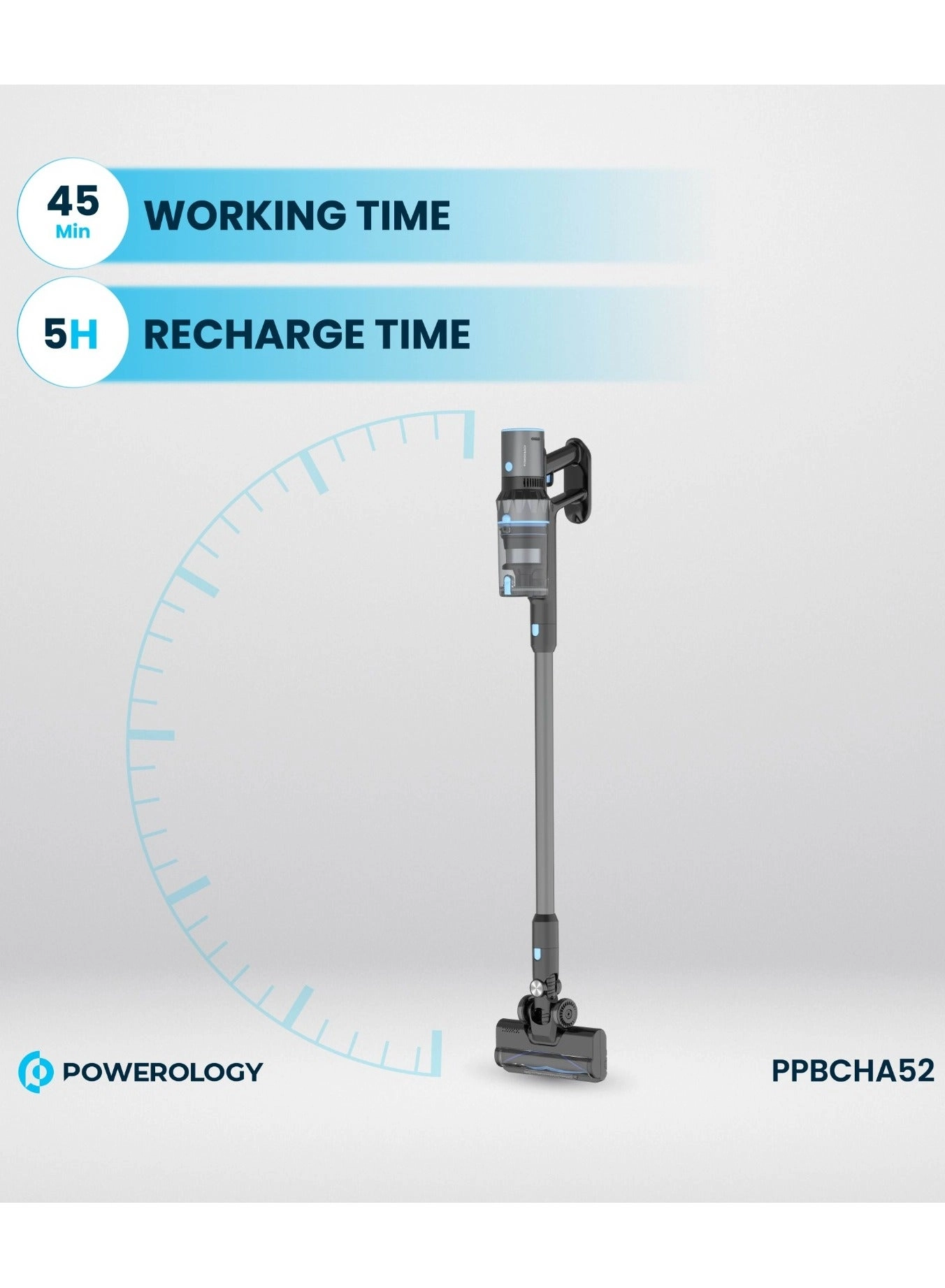 Cordless Stick Vacuum - 45 Min