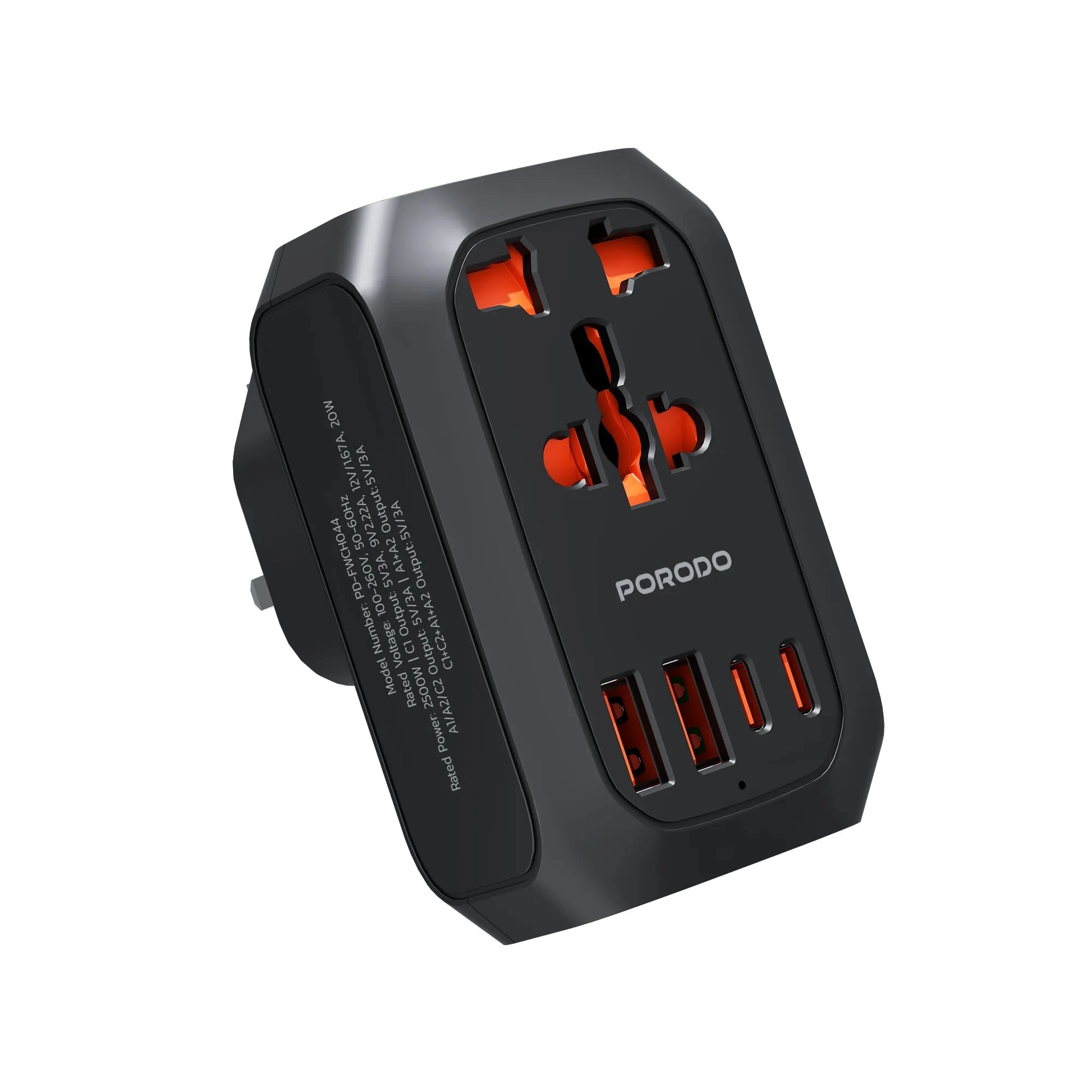 Multi-Socket Strip - Universal 2500W