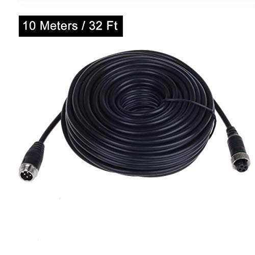4-Pin Aviation Video Extension Cable - 32ft/10m Waterproof Shockproof