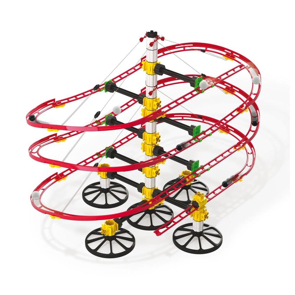 Quercetti Basic Skyrail Suspension Playset - 16 feet of track