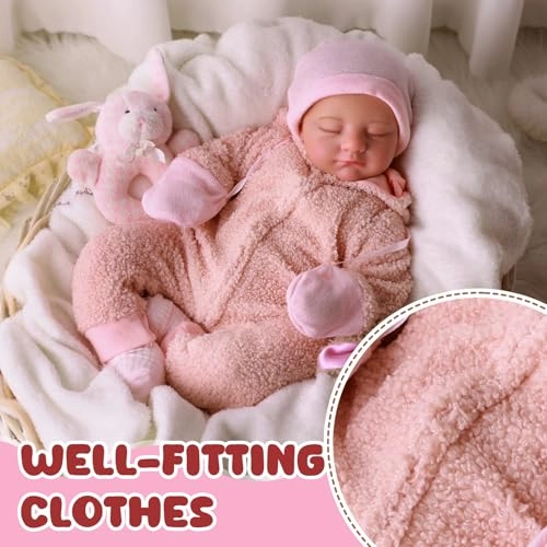 Reborn Baby Doll - 20 Inch Vinyl Cotton Girl Gift Box Ages 3+