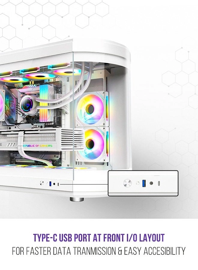 Vidrio - Curved Tempered Glass ATX/M-ATX/Mini-ITX