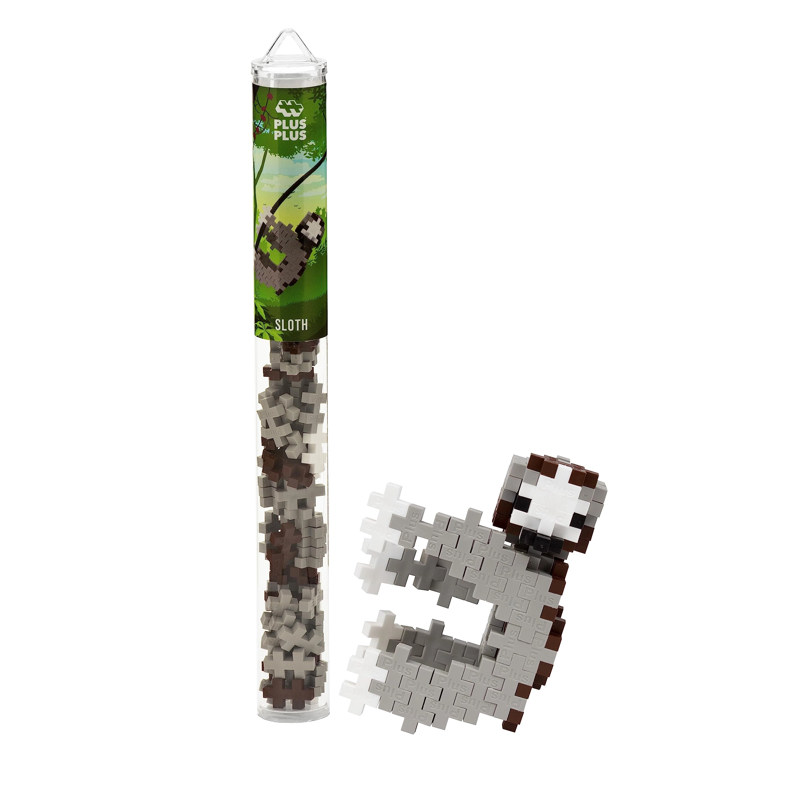 Plus-Plus Sloth Maker Tube - 70 pcs