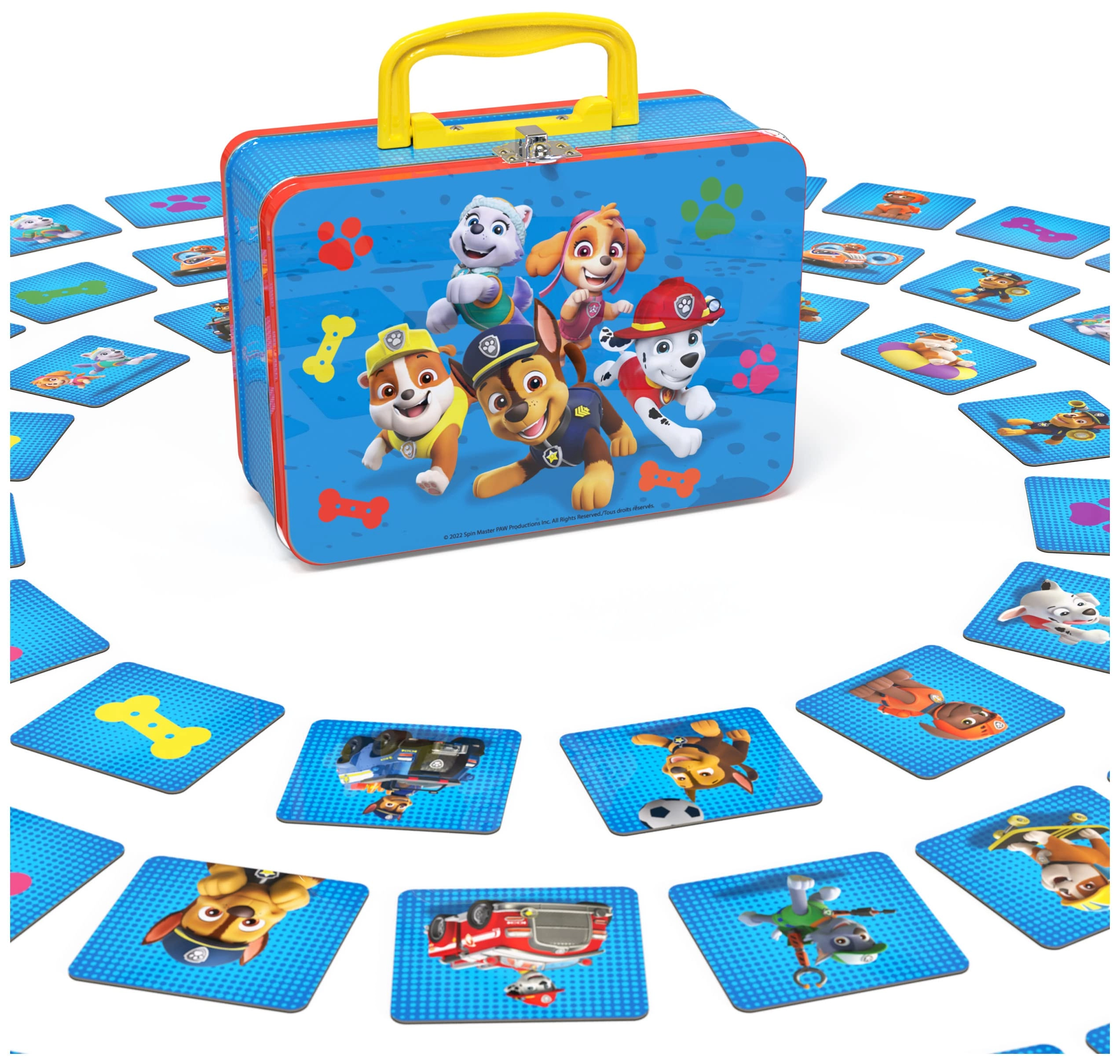 SPIN MASTER GAMES Maletin juego memory Patrulla Canina Paw Patrol - 6 years+