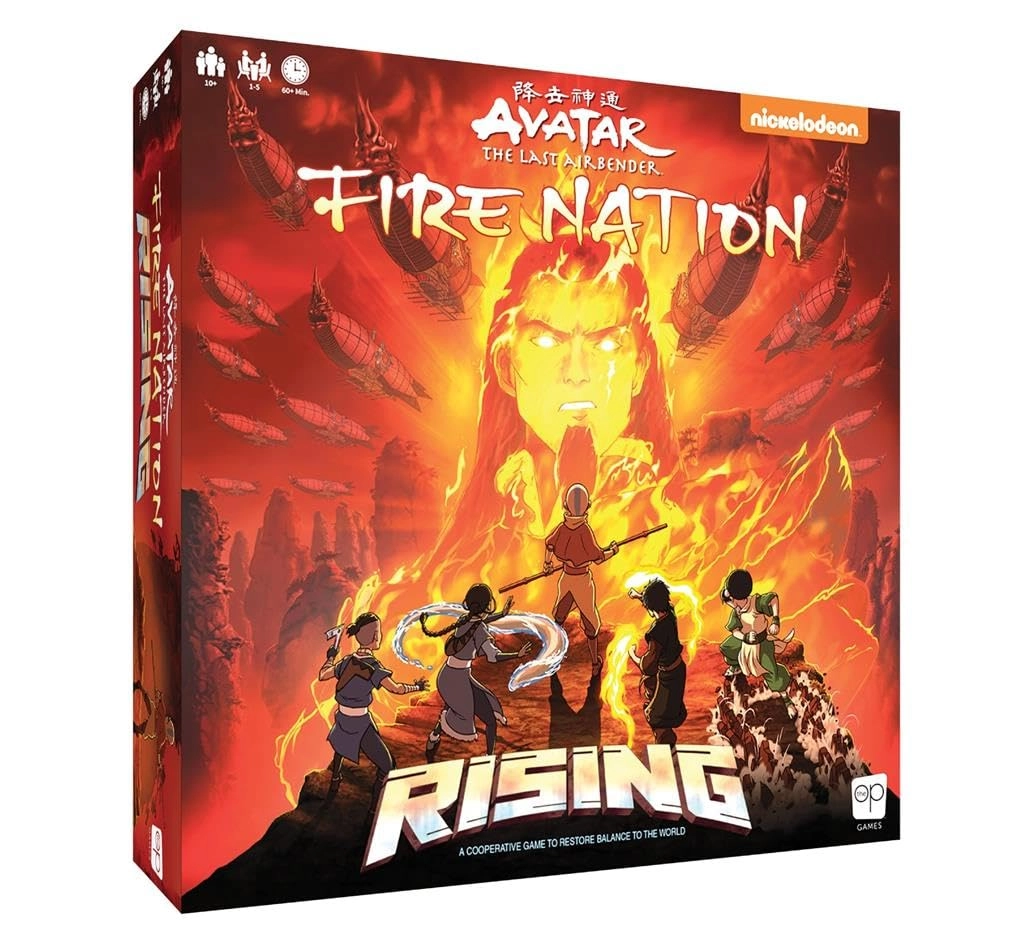 USAopoly Avatar The Last Airbender: Fire Nation Rising - Cooperative Card and Dice Game