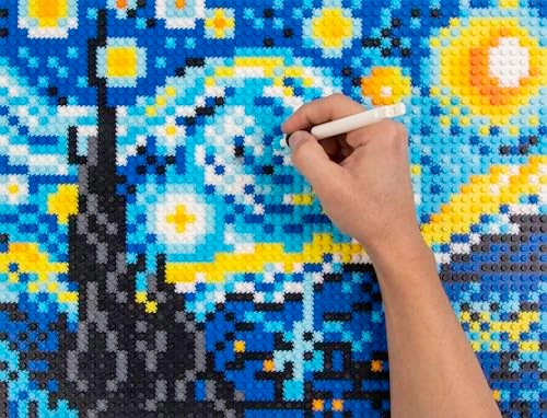 Starry Night Pixel Art Puzzle - Building 2408 piece(s)