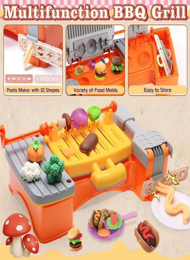 BBQ Pizza Color Dough Kitchen Creations Set - 3+ years