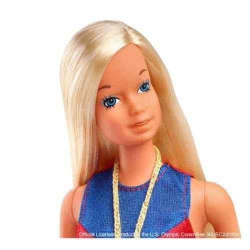 1975 Gold Medal Doll Reproduction - Olympics-Themed One-Piece Doll Stand Certificate of Authenticity