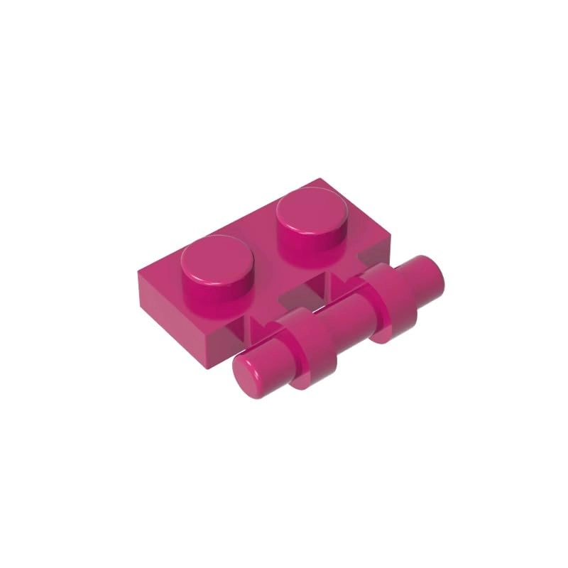 Gobricks GDS-644 Plate Special 1 x 2 Side Handle - 50 pcs