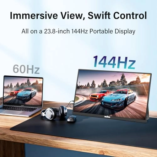 Portable Monitor - 23.8" FHD 144Hz 24 Inches 1920*1080